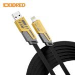 4 in 1 Mecha Fast Charging Data Cable Cord PD 27W For iPhone, Samsung, Xiaomi 65W USB Type C Multi Port Quick Charge Wire Line - 1M - Image 4
